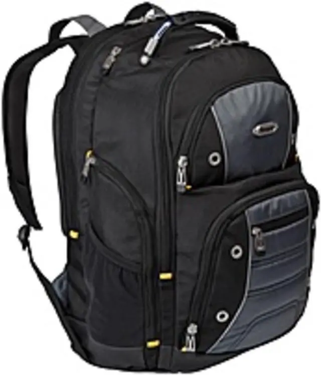 Alt view image 9 of 20 - Targus 17" Drifter II Laptop Backpack (Black/Gray) - TSB239US