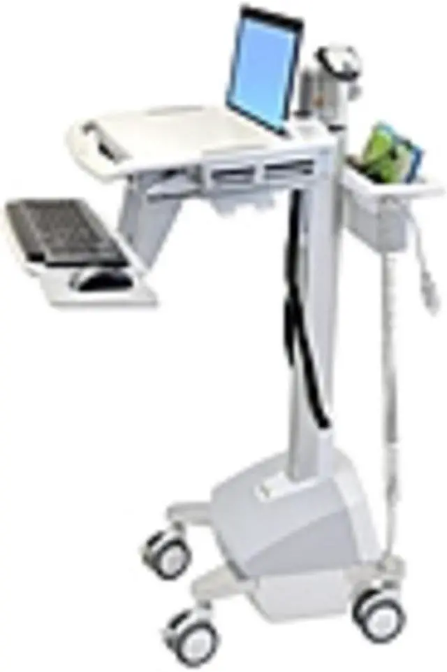 Alt view image 2 of 2 - Ergotron StyleView EMR Laptop Cart, LiFe Powered