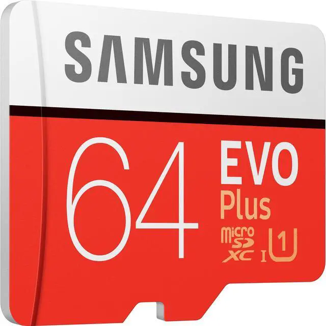 Main image of Samsung MB-MC64HA EVO Plus 64 GB Class 10/UHS-I (U3) microSDXC - 100 MB/s Read - 20 MB/s Write