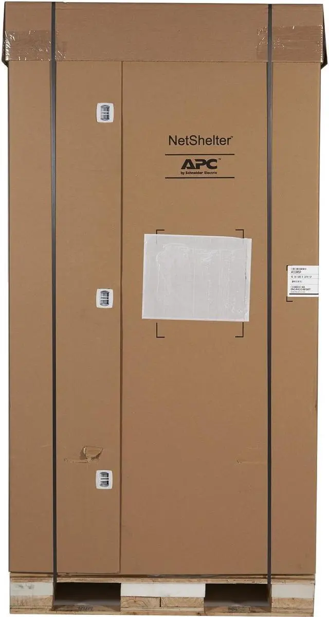 Alt view image 4 of 8 - APC NetShelter SX, Server Rack Enclosure, 42U, Shock Packaging, 2000 lbs, Black, 1991H x 600W x 1200D mm
