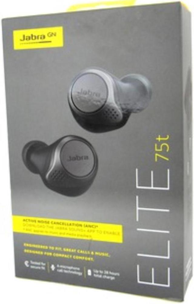Refurbished: Jabra Elite 75t Earbuds – True Wireless Earbuds