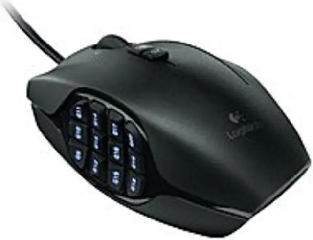Alt view image 2 of 2 - Logitech 910-002864 G600 MMO Gaming Mouse - USB - Wired - Black