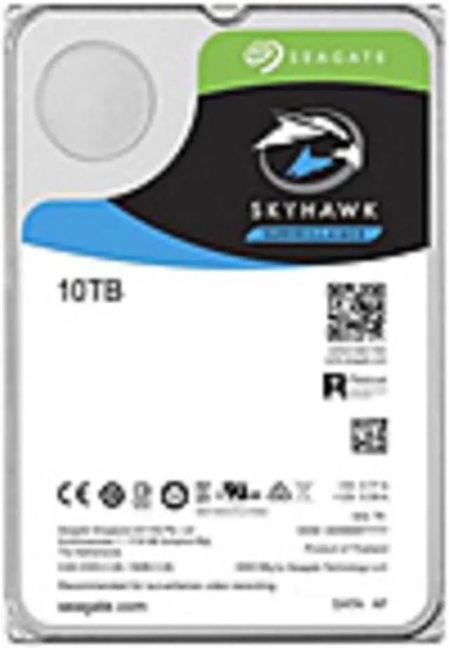 Alt view image 8 of 11 - Seagate SkyHawk AI ST10000VE0008 10TB 7200 RPM 256MB Cache SATA 6.0Gb/s 3.5" Internal Hard Drive Bare Drive
