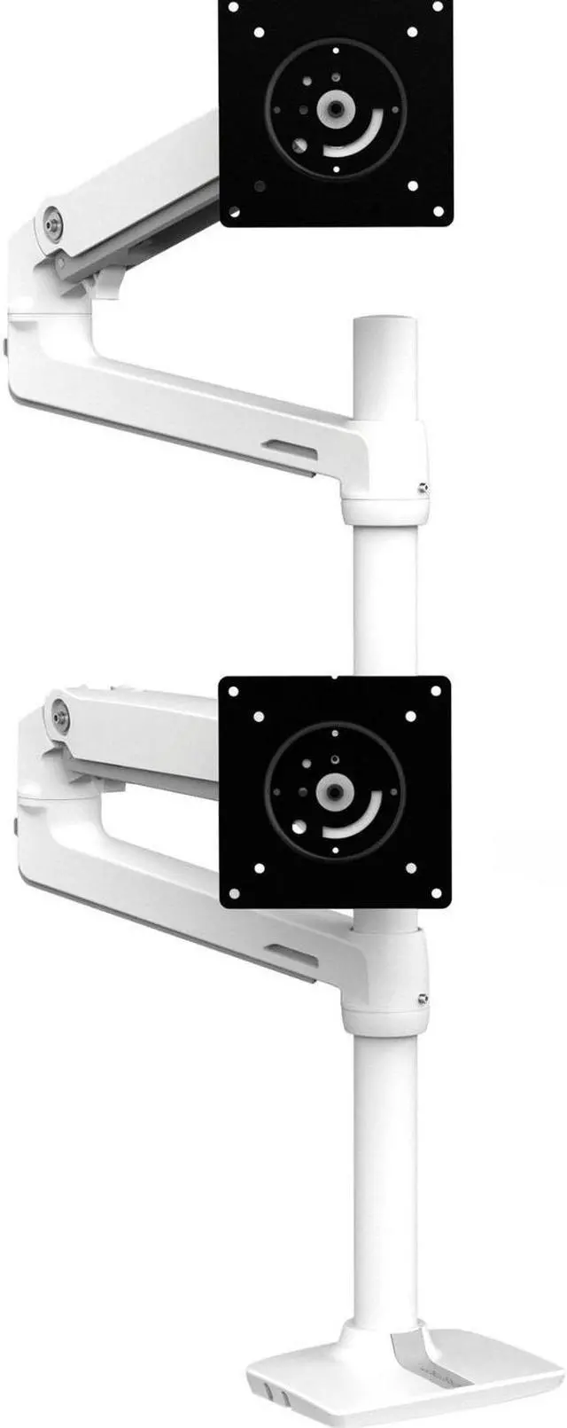 Alt view image 7 of 20 - LX DUAL STACKING ARM, TALL POLE, BRIGHT WHITE, GRAY ACCENTS