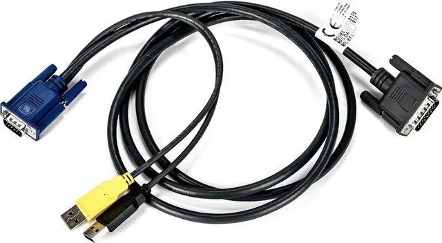 Alt view image 2 of 3 - Vertiv Avocent 6-foot 26-Pin to VGA Target Cable