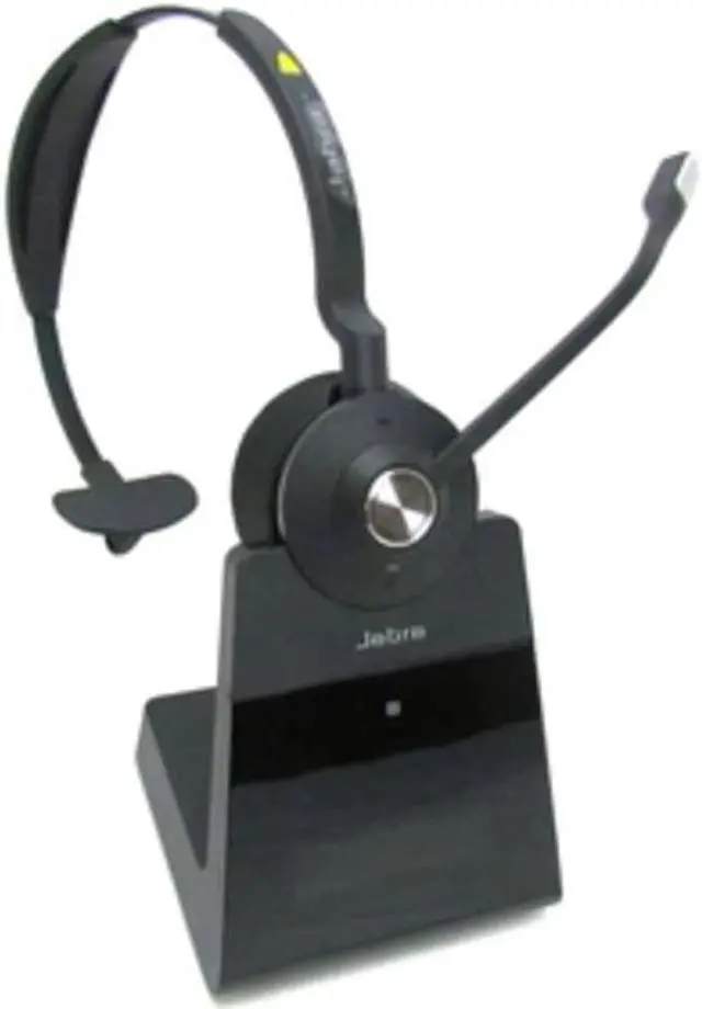 Main image of Jabra Engage 75 Mono Headset - Mono - Black - Wireless - Bluetooth/DECT - 492.1 ft - 40 Hz - 16 kHz - Over-the-head - Monaural - Electret, Condenser, Uni-directional, MEMS Technology Microphone