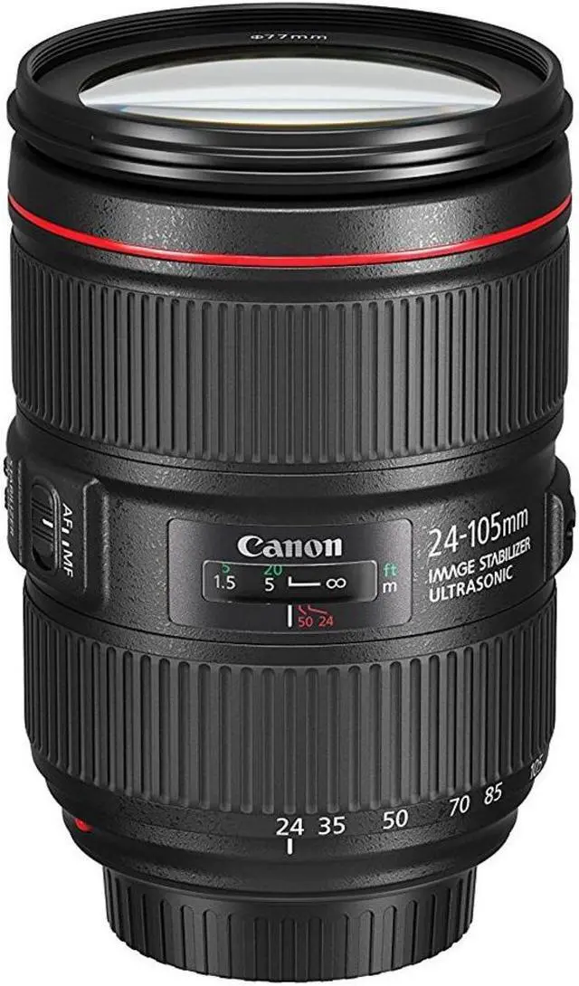 Alt view image 8 of 10 - Canon EF 1380C002 24-105 mm Zoom Lens For DSLR Camera - Black