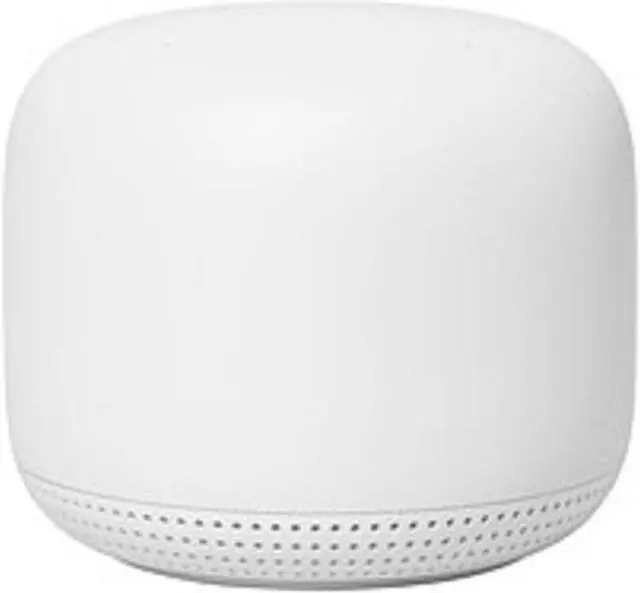 Alt view image 3 of 18 - Google Nest Wifi Point with Google Assistant 1-Pack Snow - 1600 square feet coverage - 768 MB RAM & 512 MB Flash - Capacitive touch controls - Bluetooth? 5.0 - Compatible with previous generation