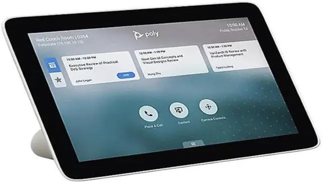 Alt view image 2 of 5 - Poly TC8 Touch Control Interface for G7500 and Poly Studio X Family
