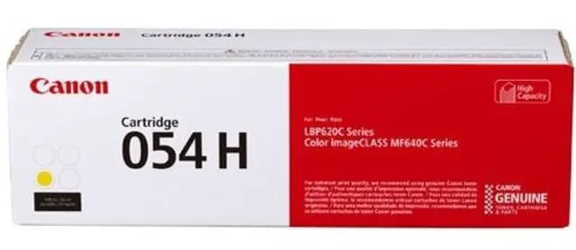 Alt view image 16 of 20 - Canon 054 Yellow Toner Cartridge High Yield 3025C001