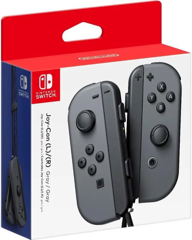 Alt view image 8 of 8 - Nintendo Switch - Joy-Con (L/R)-Gray