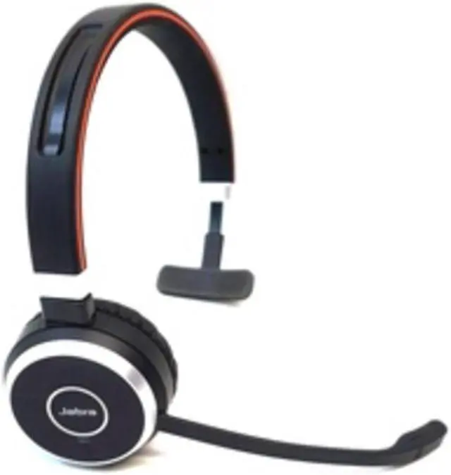 Main image of Jabra EVOLVE 65 With Charging Stand UC Mono - Mono - Wireless - Bluetooth - 98.4 ft - 150 Hz - 7 kHz - Over-the-head - Monaural - Supra-aural - Noise Canceling