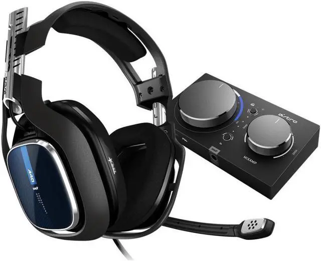 Alt view image 9 of 12 - ASTRO Gaming A40 TR Headset + MixAmp Pro TR for PS5, PS4 and PC-Black/blue