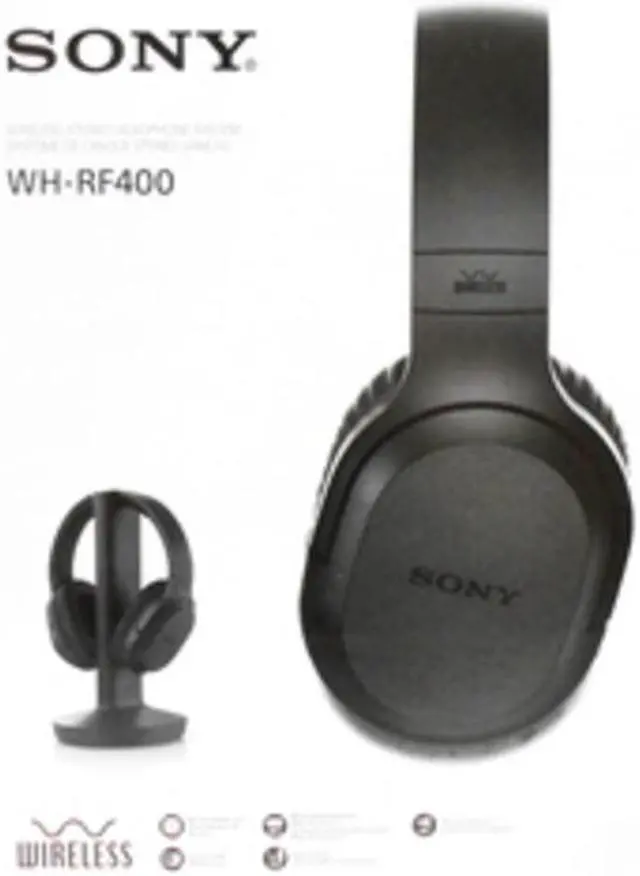 Main image of Sony WH-RF400 Wireless On-Ear Home Theater Headphones - Black