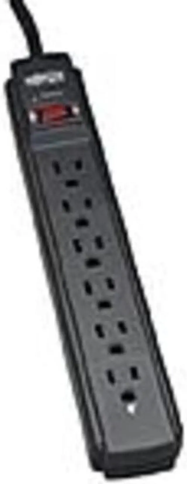 Alt view image 13 of 15 - Tripp Lite Tlp606B 6-Outlet Surge Protector/Suppressor ,6-Ft Cord, Black