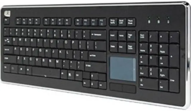 Main image of Adesso SofTouch AKB-440UB Keyboard - USB - 104 Keys - Chrome