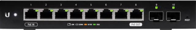 Alt view image 9 of 10 - Ubiquiti EdgeSwitch 10X PoE Switch