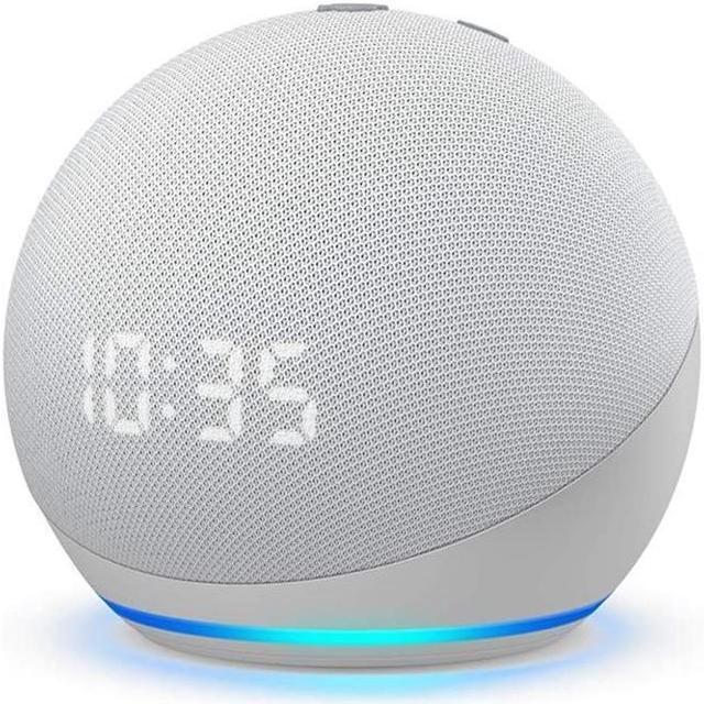 Alt view image 14 of 20 - Amazon 53-023503 Home AutomationEcho Dot (4th Gen) | Smart Speaker with Clock and Alexa | Glacier White
