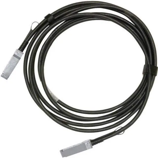 Alt view image 9 of 10 - Mellanox Passive Copper cable, IB EDR, up to 100Gb/s, QSFP28, 3m, Black, 26AWG