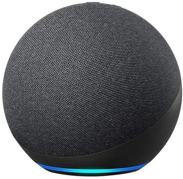 Alt view image 2 of 6 - Echo (4th Gen) | With premium sound, smart home hub, and Alexa | Charcoal