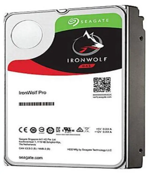 Alt view image 2 of 2 - Seagate ST6000NE000 IronWolf Pro ST6000NE000 6 TB Hard Drive - 3.5" Internal - SATA (SATA/600) - Conventional Magnetic Recording (CMR) Method