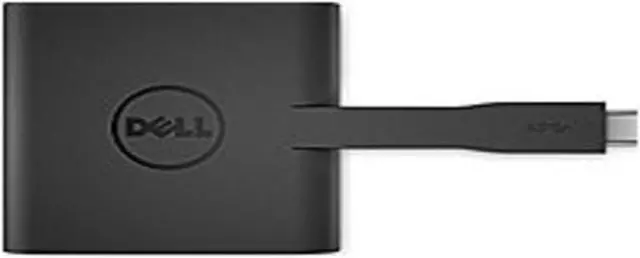 Alt view image 15 of 20 - Dell Adapter DA200 - USB-C to HDMI/VGA/Ethernet/USB 3.0