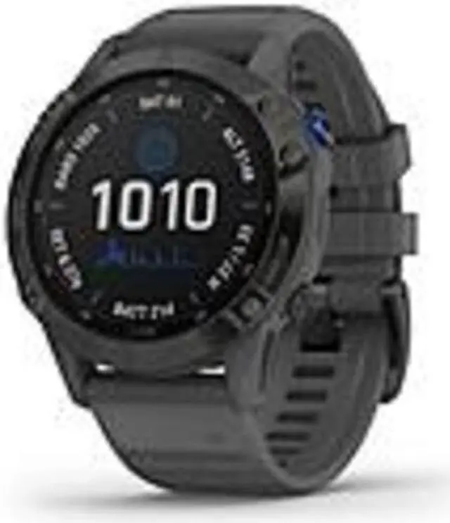 Alt view image 7 of 19 - Garmin FENIX6SOLBKS GARMIN FENIX 6 PRO SOLAR WATCH
