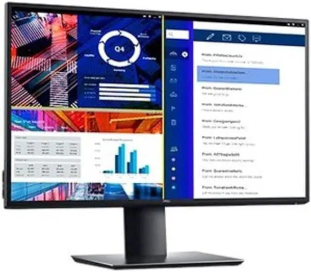 Alt view image 9 of 16 - Dell 25" 60 Hz IPS QHD IPS Monitor 8 ms HDMI, DisplayPort, USB-C U2520D