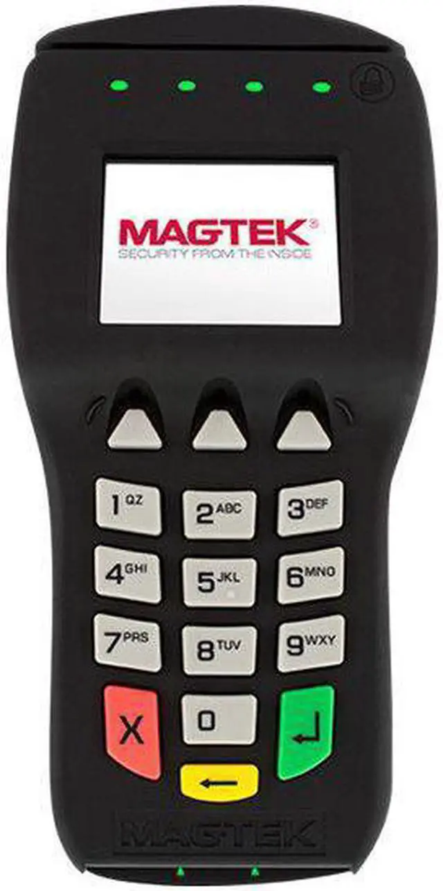 Main image of Magtek 30056070 Dynapro Magnetic Smart Card Reader - NFC - Backlit Display - USB - Ethernet - Audio Beeper - Encrypting IntelliHead Reader - ADA Compliant