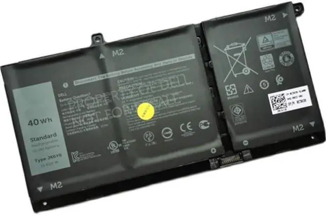 Main image of Dell C5KG6 JK6Y6 Laptop Battery for Select Dell Laptops - 3-Cell - 40Wh - Lithium-Ion - Black