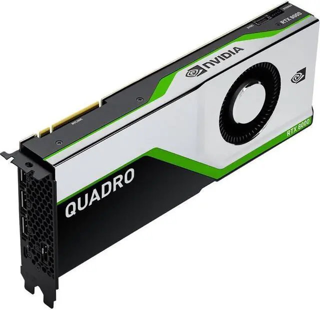 Alt view image 4 of 4 - PNY Quadro RTX 8000 Graphic Card - 48 GB GDDR6 - 384 bit Bus Width - DisplayPort