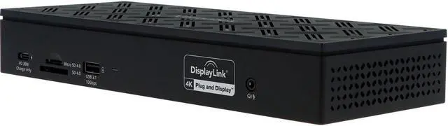 Main image of VisionTek VT8000 Quad Display 4k USB 3.0 & USB-C Docking Station with 100W Power Delivery - for Notebook - 100 W - USB Type C - 4 Displays Supported - 4K - 4096 x 2160 - 4 x USB 3.0 - USB Type-C ...