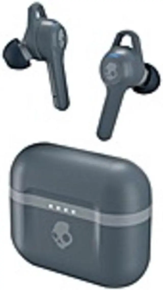 Main image of Skullcandy Indy Evo True Wireless Earbuds - Stereo - True Wireless - Bluetooth - 32 Ohm - 20 Hz - 20 kHz - Earbud - Binaural - In-ear - Gray