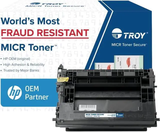 Alt view image 11 of 13 - TROY MICR W1470A TONER SECURE CARTRIDGE FOR USE IN M610 M611 M612 ESTIMATED 105