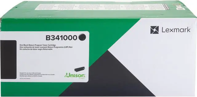Alt view image 6 of 13 - Lexmark B341000 Laser Toner Cartridge Black in Retail Packaging