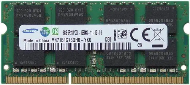 Alt view image 3 of 4 - SAMSUNG M471B1G73Qh0-Yk0  8Gb (1X8Gb) Pc312800 Ddr31600Mhz Dual Rank Non Ecc Unbuffered Cl11 Sodimm Memory Module-M471B1G73Qh0-Yk0