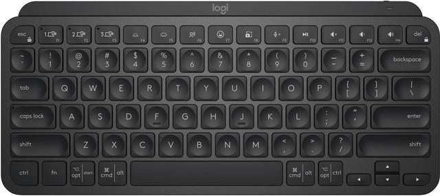 Logitech MX Keys Advanced Wireless Illuminated Keyboard, Tactile Responsive  Typing, Backlighting, Bluetooth, USB-C, Apple macOS, Microsoft Windows,  Linux, iOS, Android, Metal Build, Black 