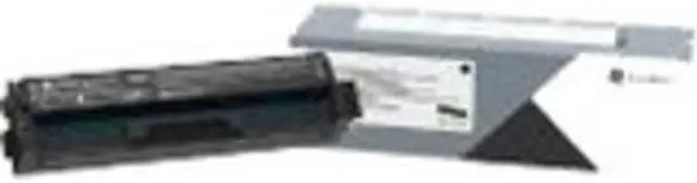 Alt view image 12 of 14 - Lexmark C340X10 Laser Toner Cartridge Black in Retail Packaging