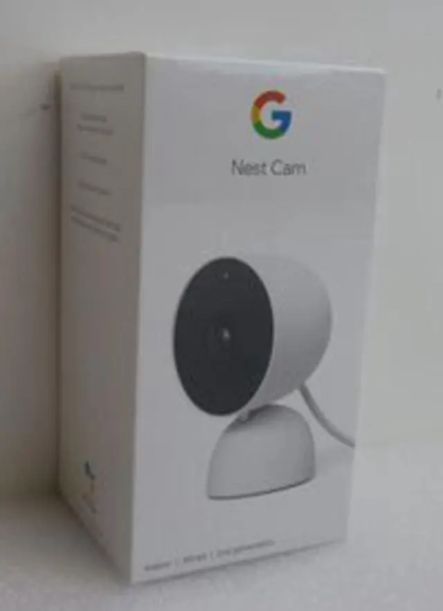 Alt view image 8 of 11 - Google Nest Indoor Cam (Wired) - Snow