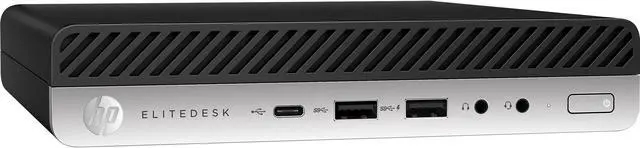 Alt view image 3 of 3 - HP EliteDesk 800 G5 Mini Desktop Computer i5-9500T 16GB 256GB SSD W10Pro