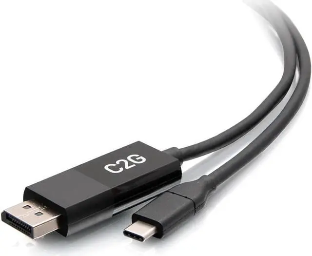 Alt view image 5 of 7 - C2G 6ft 4K USB C to DisplayPort Adapter Cable 60Hz C2G54475