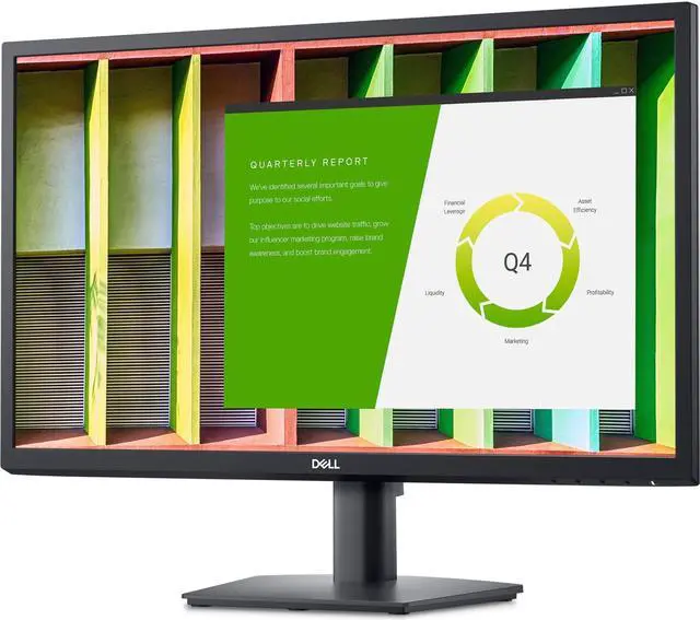 Main image of Dell E2422H 23.8" FHD 1920x1080 IPS Monitor 60 Hz 8 ms 16:9 Aspect Ratio 250 cd/m² Brightness DisplayPort & VGA Ports
