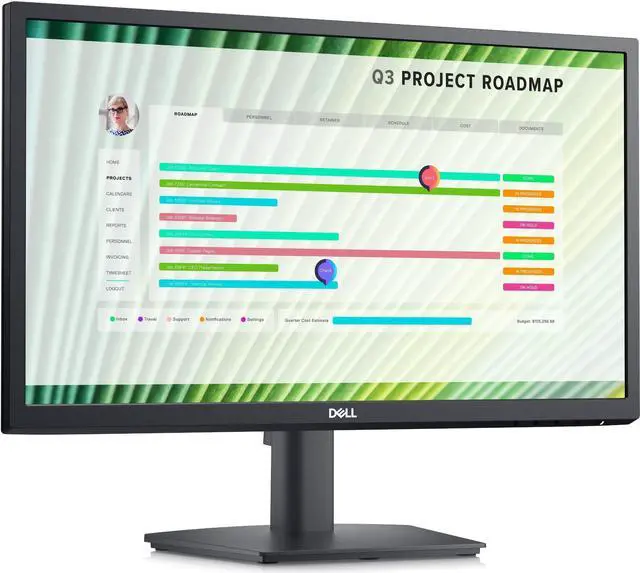 Alt view image 12 of 20 - Dell 22" (21.5" Viewable) 60 Hz VA FHD Monitor 12 ms (gray-to-gray normal); 8 ms (gray-to-gray fast) D-Sub E2223HV