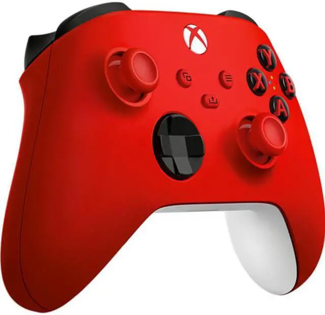 Alt view image 7 of 10 - Microsoft Wireless Controller for Xbox Series X/S - Pulse Red QAU-00011