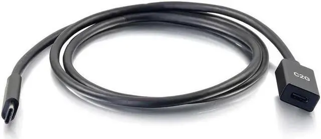 Alt view image 4 of 6 - C2G 28658 3FT USB-C TO C 3.1 (GEN 2) MALE TO FEMALE EXTENSION CABLE (10GBPS)