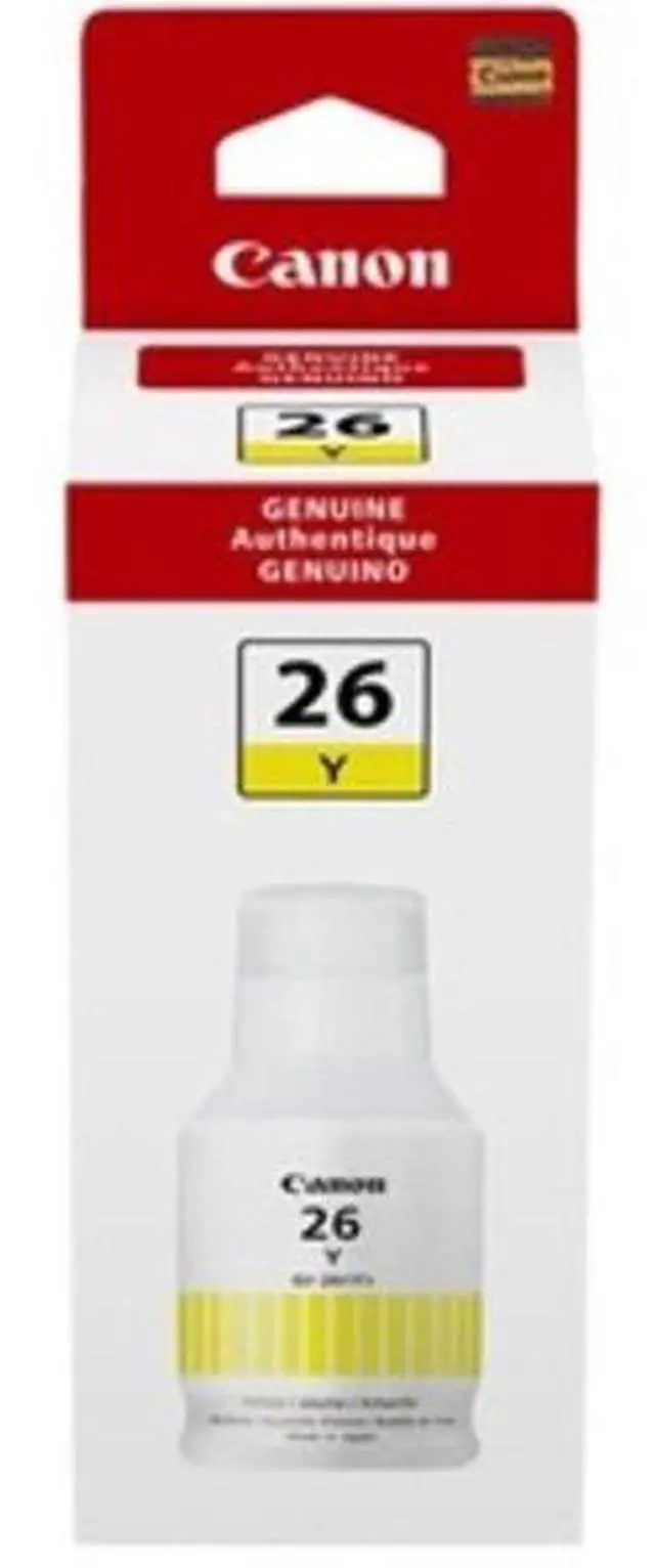 Alt view image 12 of 13 - Canon GI-26 Pigment Yellow Ink Bottle 4423C001