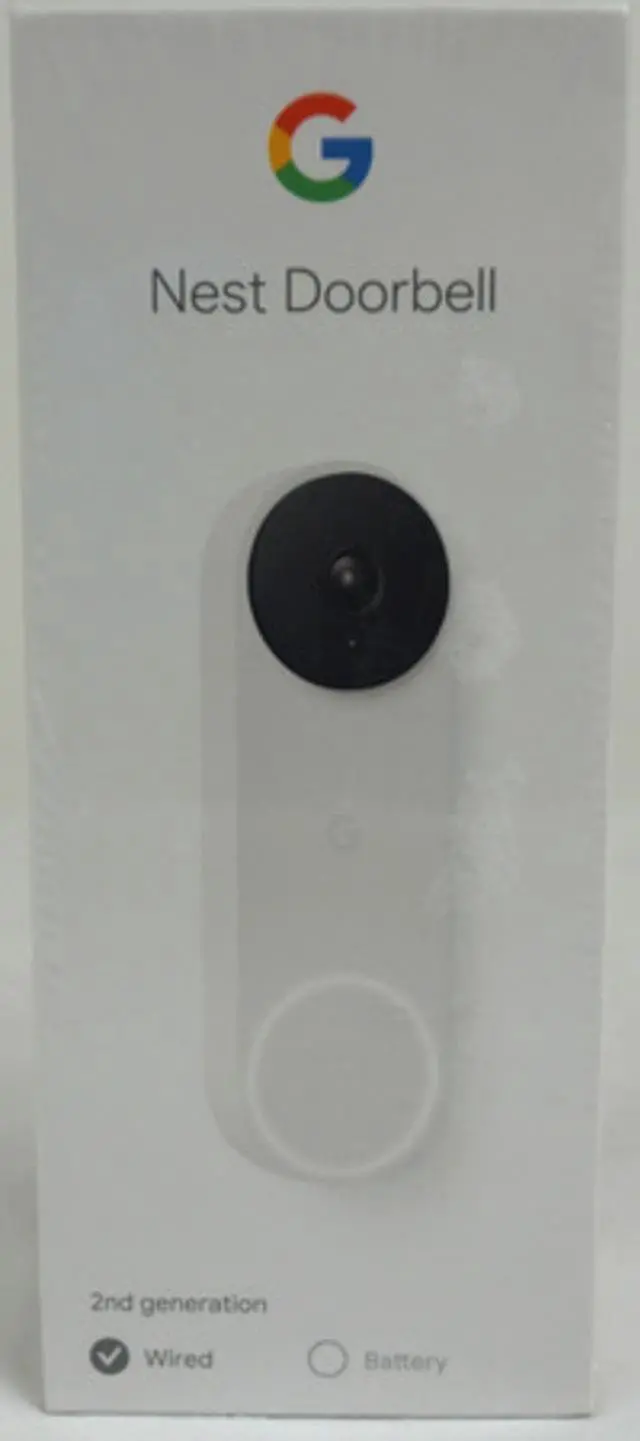 Alt view image 8 of 12 - Google Nest Nest Doorbell Wired Snow (2nd Generation)