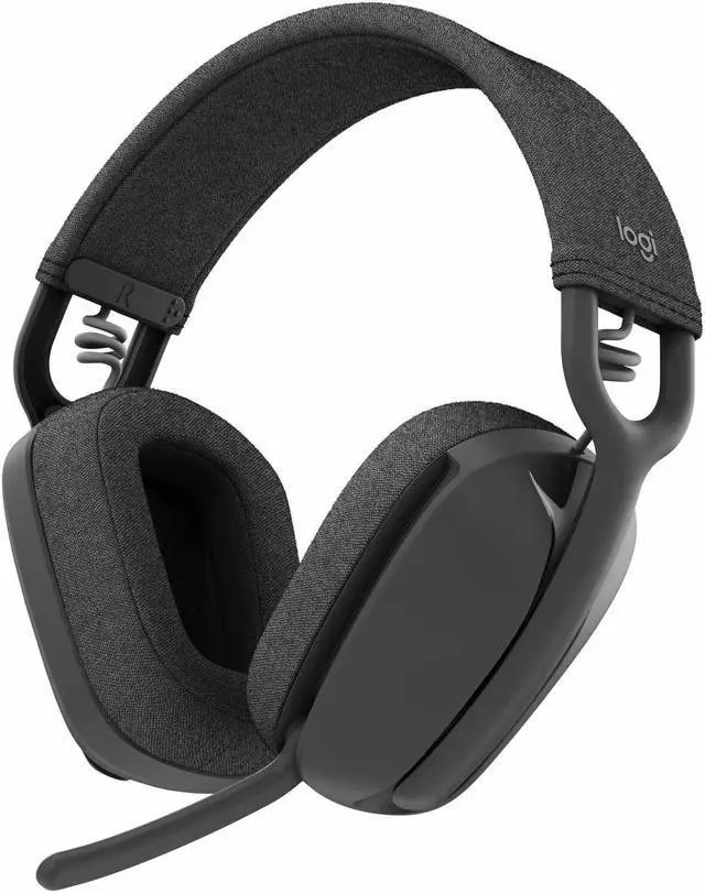 Main image of Logitech Zone Vibe 100 Lightweight Wireless Over-Ear Headphones, Graphite, 981-001256 - Stereo - Wireless - Bluetooth - 98.4 ft - Over-the-ear - Binaural - Ear-cup - Noise Cancelling Microphone - ...