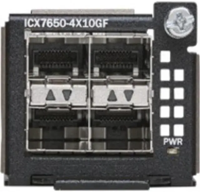 Alt view image 2 of 3 - Ruckus Wireless ICX 7650 4-port 1/10GbE SFP+ Module