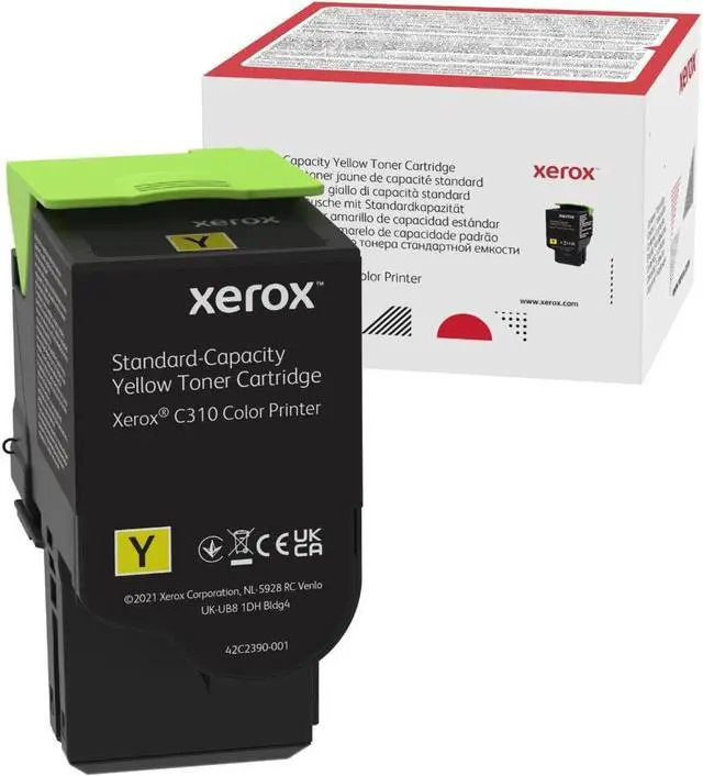 Alt view image 4 of 7 - Genuine Xerox Yellow Standard Capacity Toner Cartridge, Xerox C310 Color Printer, (Use & Return)